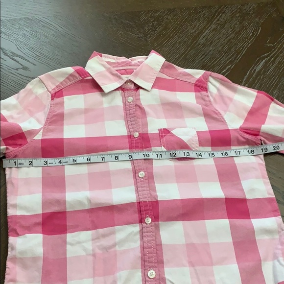 American Eagle Outfitters Pink/white plaid shirt - Picture 11 of 13
